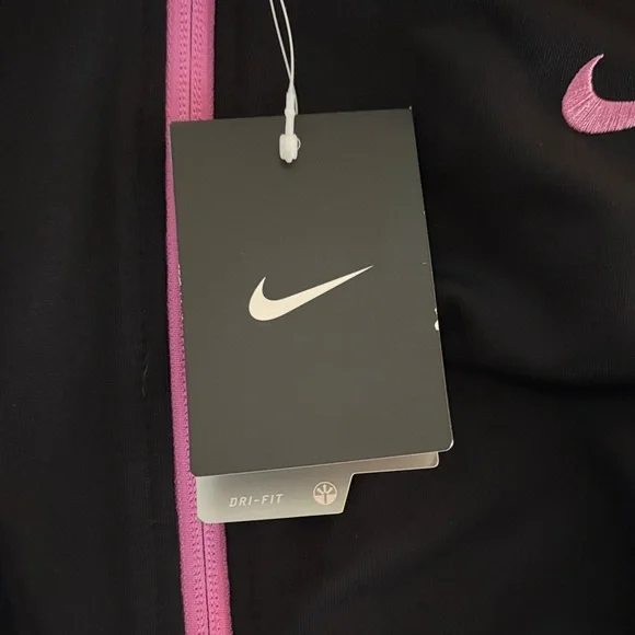 Nike Women's Jacket with Black and Pink Accents - Picture 5 of 6